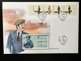 Portugal: "Airforce-Militäruniformen" 1984 auf FDC