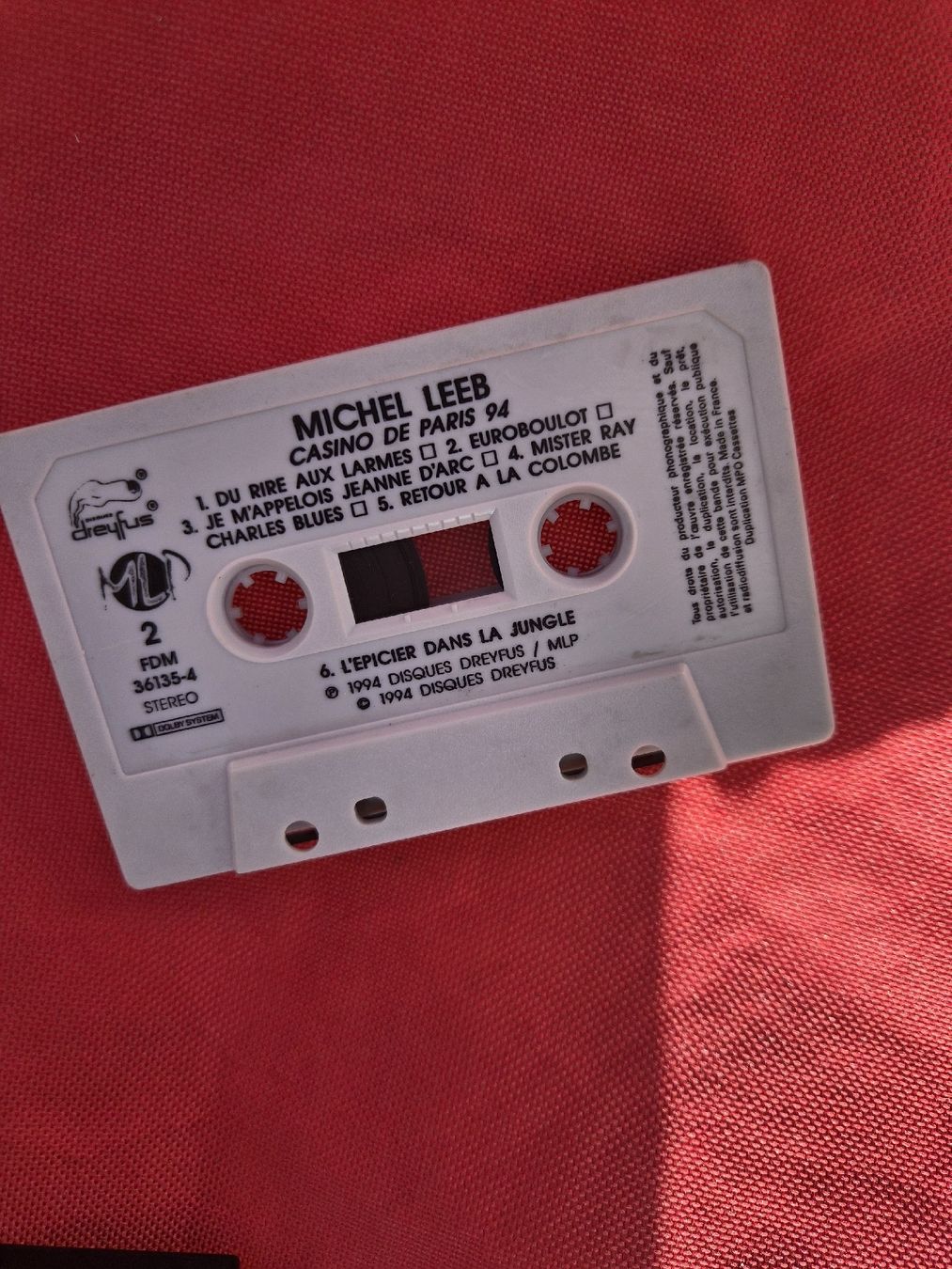 Musicassette: Michel Leeb - Casino de Paris 94 - K7 – Usato da La Joux FR venduto da car_ck96 4