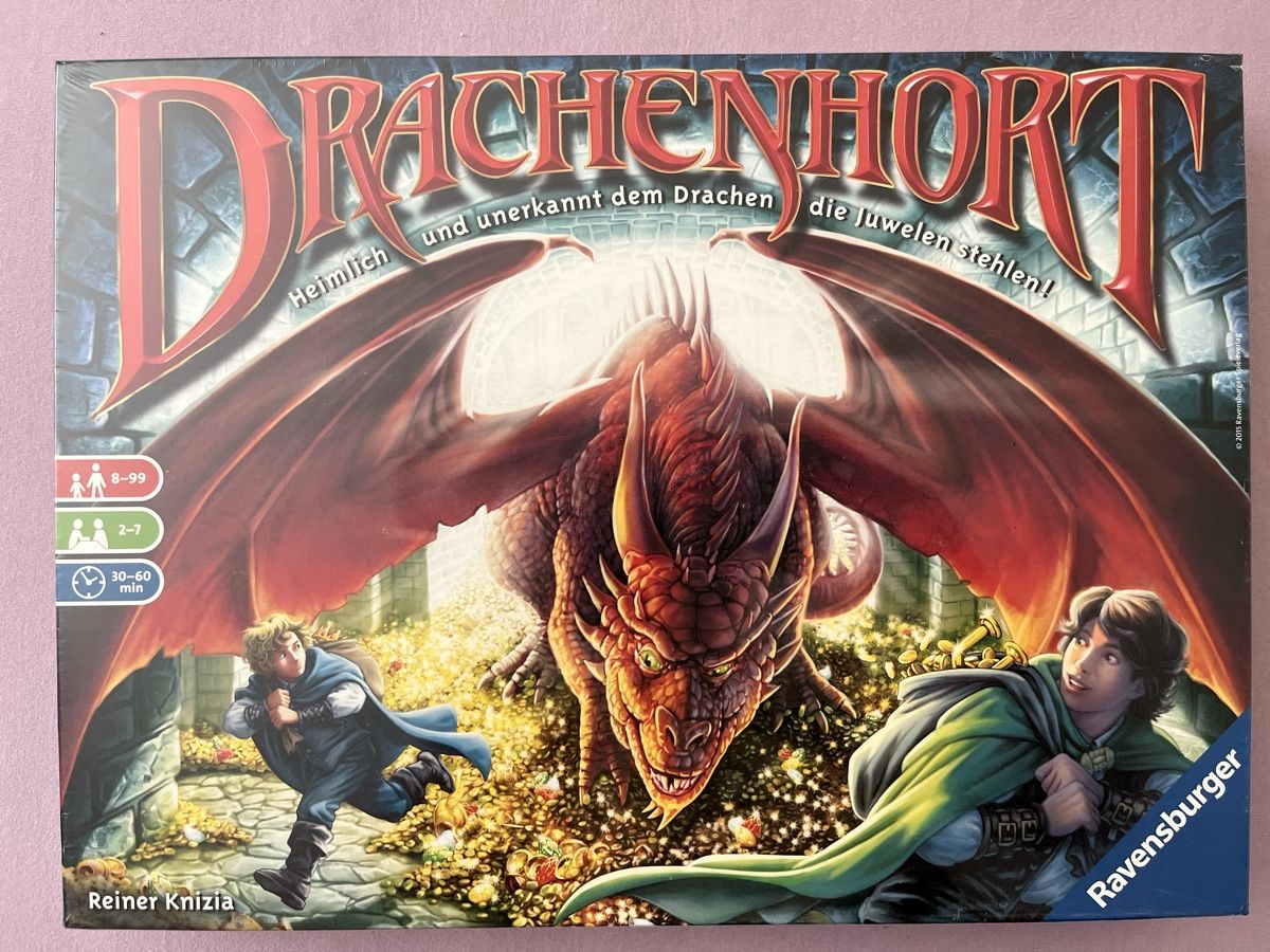 Ravensburger Giochi: Spiel Drachenhort fabrikneu – Nuovo e nell'imballaggio originale da Winterthur venduto da Sabbia99