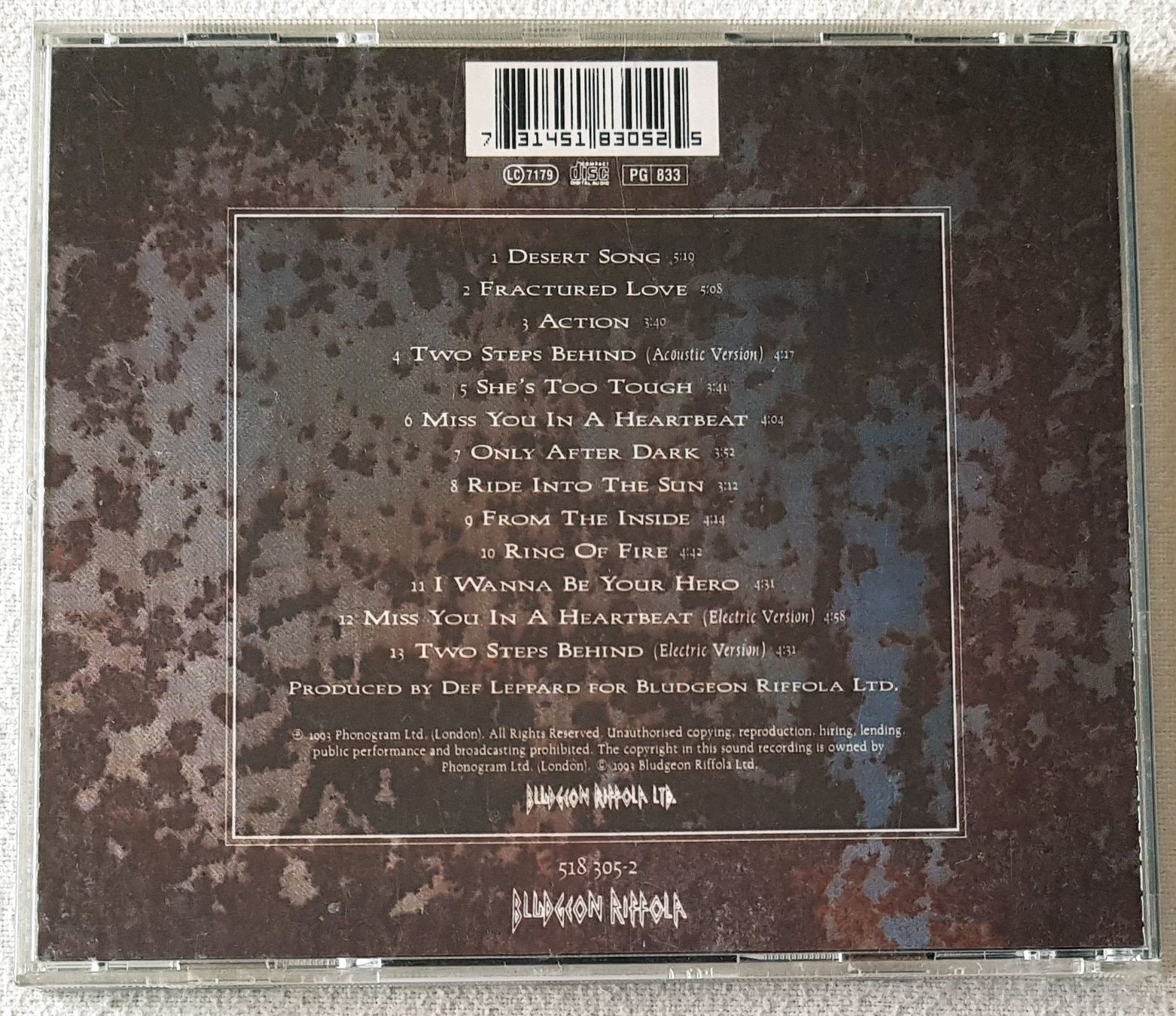 CD: Def Leppard – Retro Active - CD - 1993 - First Press – Usato da Uster venduto da Zardodel 1