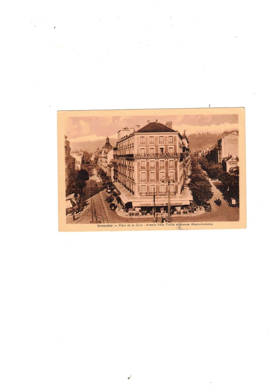 Cartoline postali: Grenoble Frankreich Ansichtskarten  1938 – Usato da Widnau venduto da Seppl480