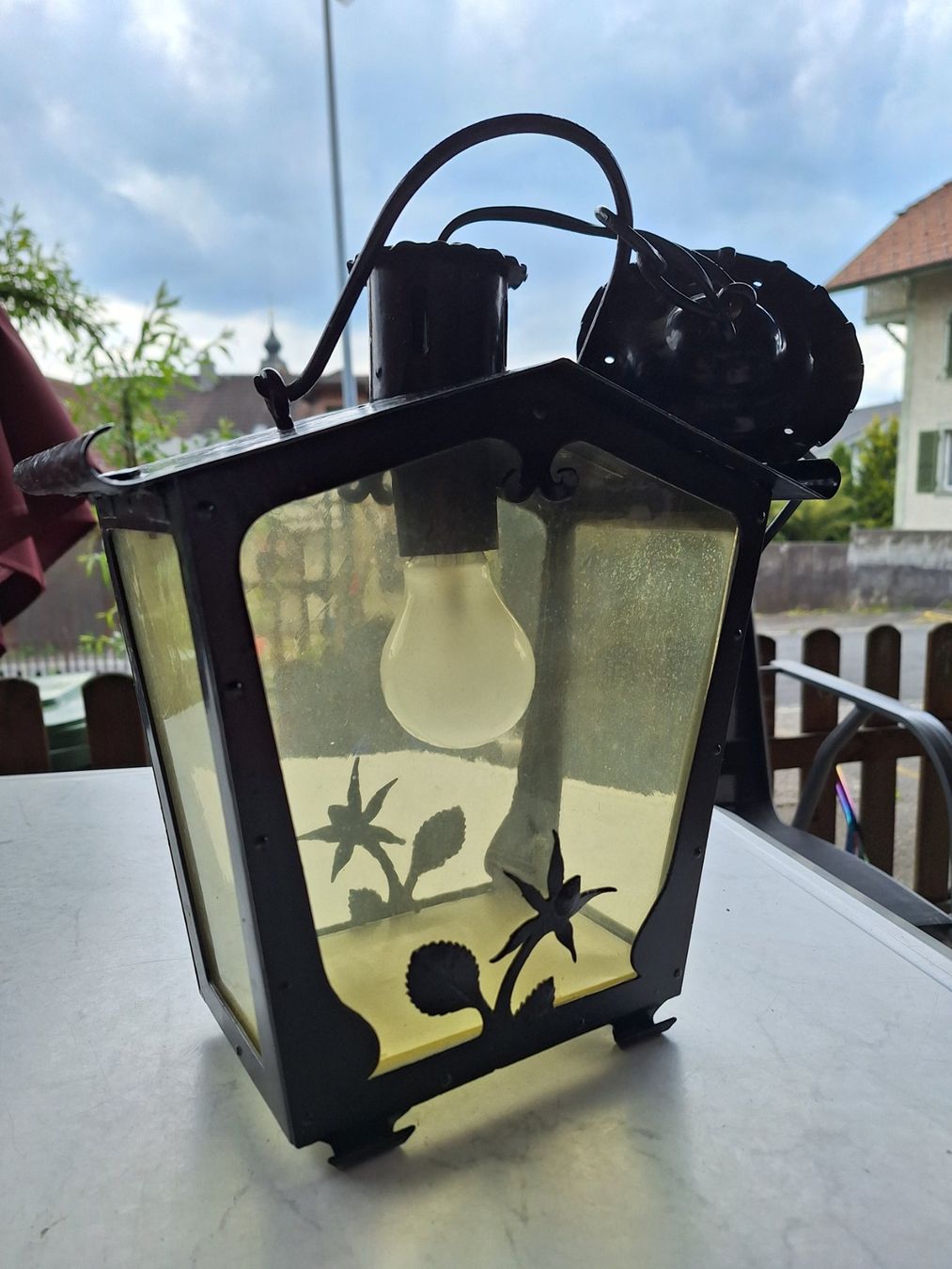 Lampen: VINTAGE 60ER JAHRE AUSSENLAMPE – Gebraucht aus Huttwil von Kunterbuntli