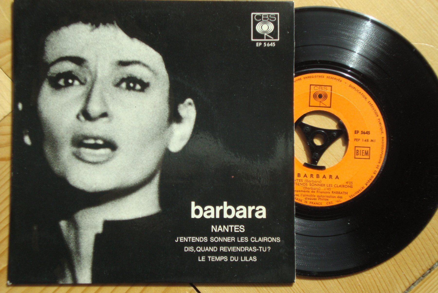 Dischi in vinile: BARBARA - NANTES - TEMPS DU LILAS - EP – Usato da Bern venduto da Uli_10_11