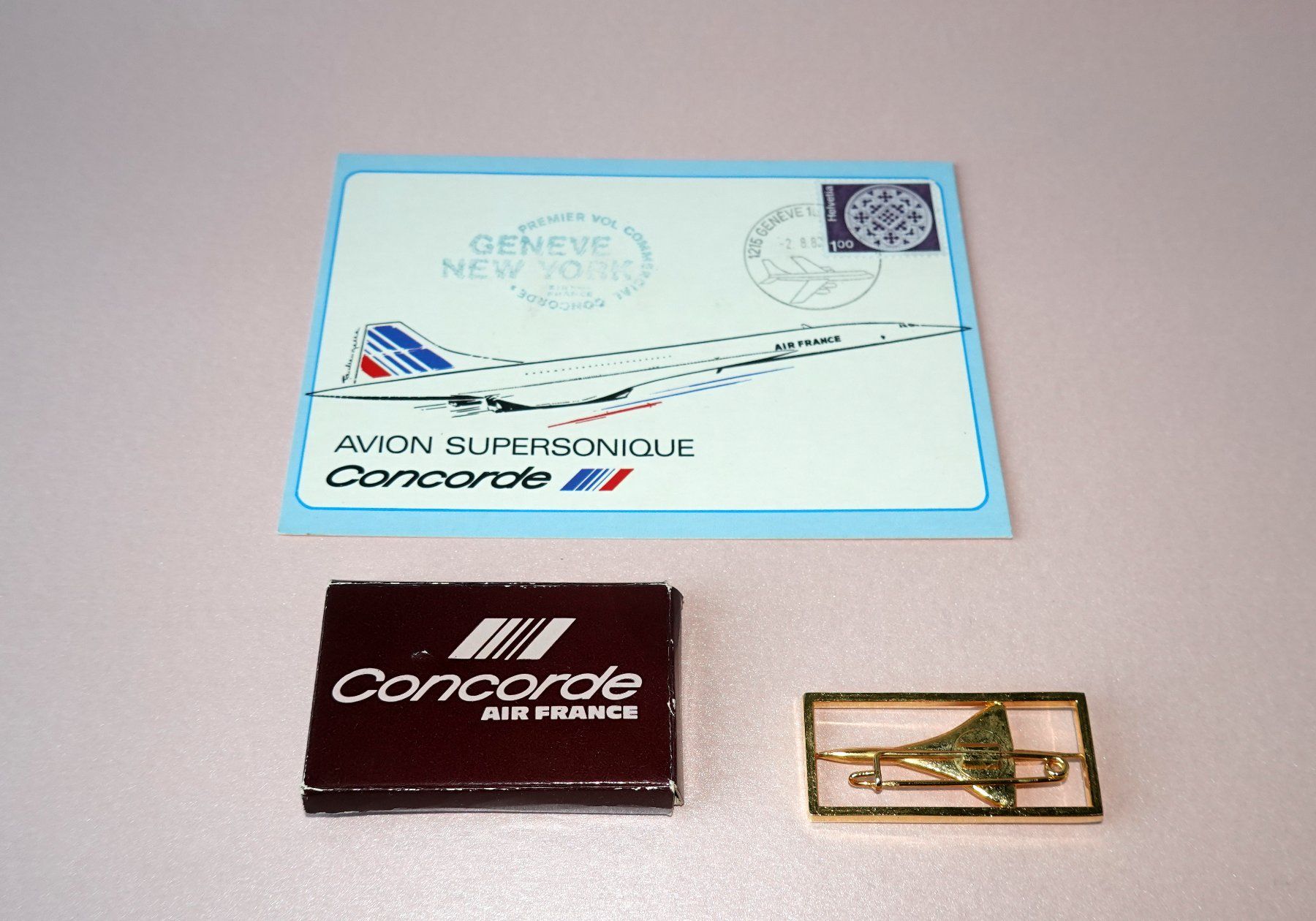 Cartoline: CONCORDE Erstflug Geneve-New York – Usato da Brunnen venduto da brocundfloh