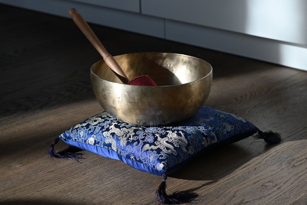 Tibetische Klangschale / Tibetan Singing Bowl 22cm Kaufen auf Ricardo