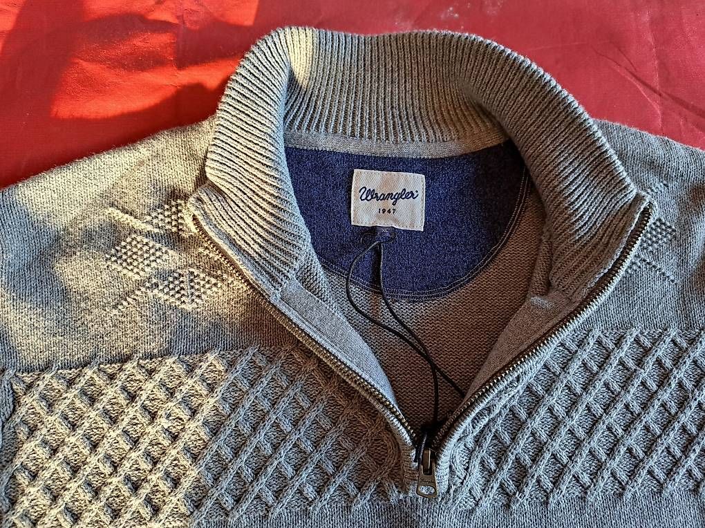 Pullover & Sweatshirts: Pullover Neu grau mit Reissverschluss Gr. XL / Wrangler – Gebraucht aus Märwil von SchmidC14 1