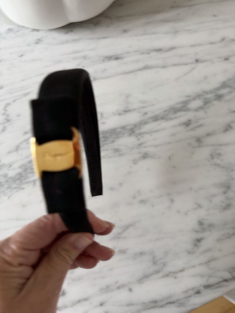 Salvatore Ferragamo Accessori per capelli: Salvatore Ferragamo Headband - Classic Black Accessory – Usato da Zürich venduto da IlonaM 4