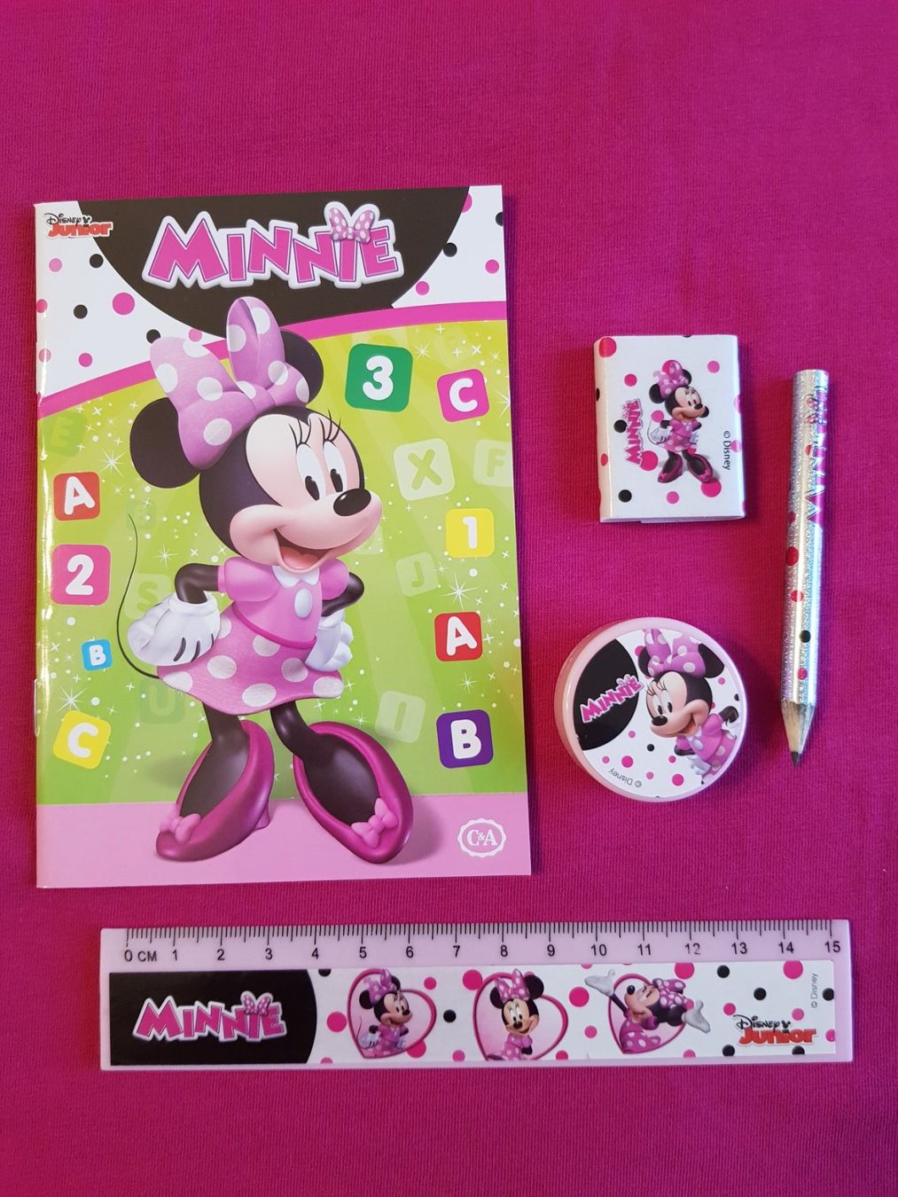 Blocchi: SCHREIBEN + MALEN mit MINNIE – Nuovo e nell'imballaggio originale da Zürich venduto da Citalo