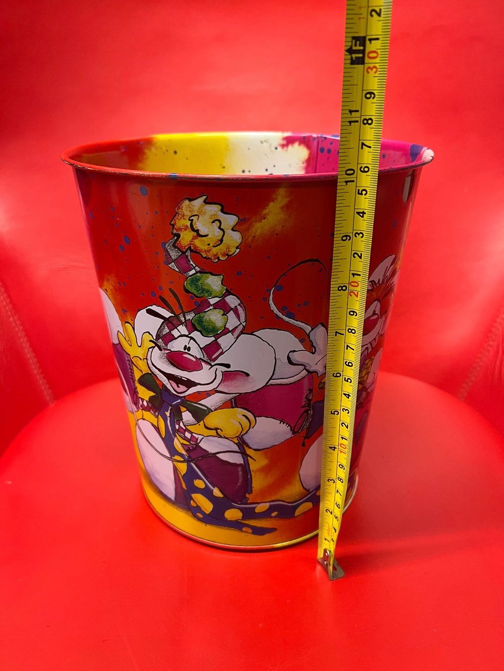 Abfalleimer: Vintage Diddl Papierkorb drei Freunde/Clowns – Gebraucht aus Zürich von rigani 5