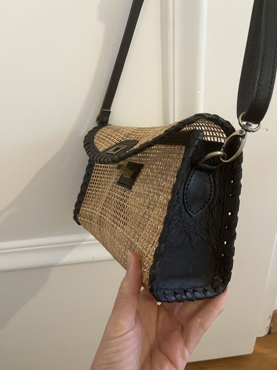 Taschen für Damen: Rattan-Umhängetasche, neu! – Neu (gemäss Beschreibung) aus Zürich von vintage_for_you 4