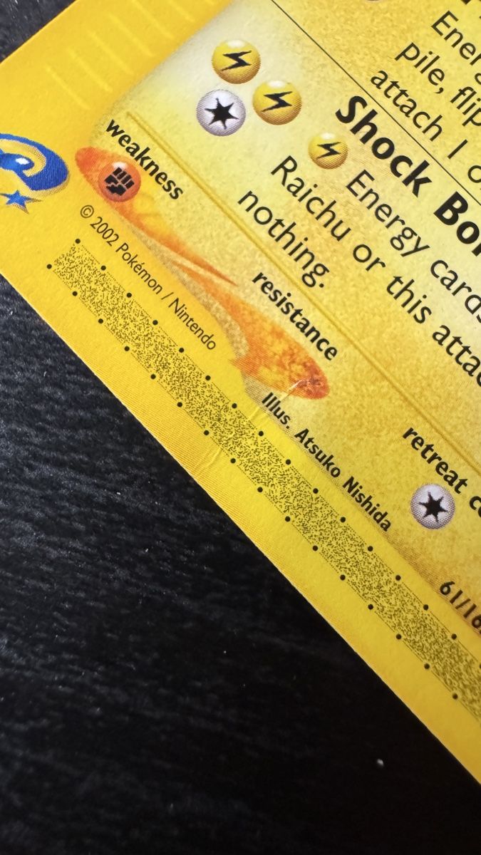Pokémon Carte collezionabili: Raichu (EX 61) Expedition  – Usato da Belprahon venduto da Rob_ain 2