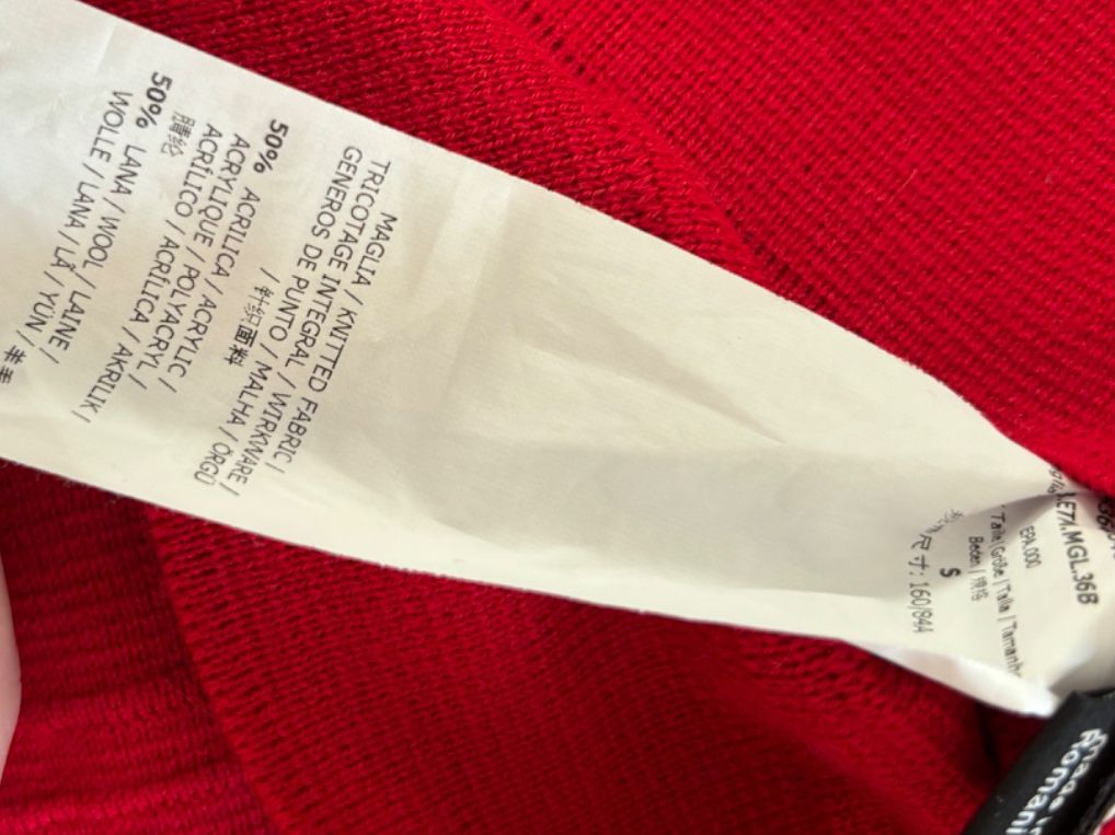 Max Mara Maglioni & Felpe: Max Mara / MAX&Co. rot Pullover mit Schulterknöpfen - Gr. S – Usato da Stadel venduto da Chanel_5 4