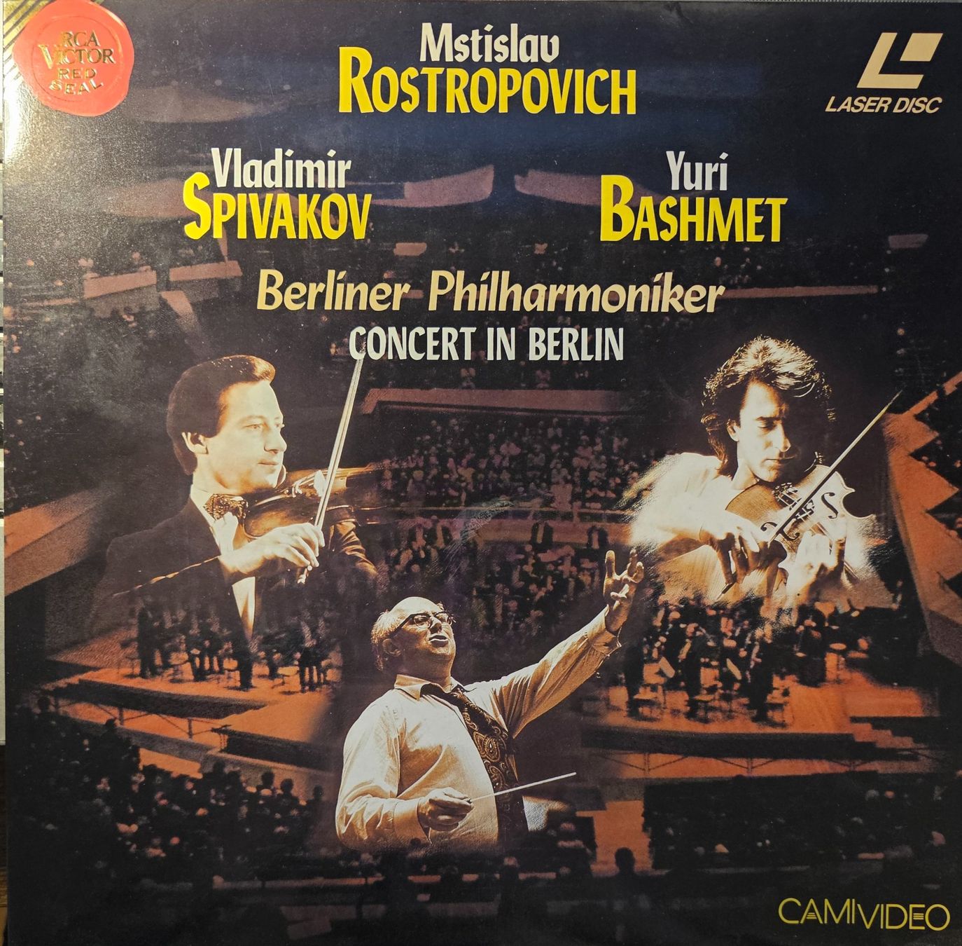 Alle DVDs: Laser Disc - Rostropovich - Concert in Berlin – Gebraucht aus Wahlen b. Laufen von Cg10