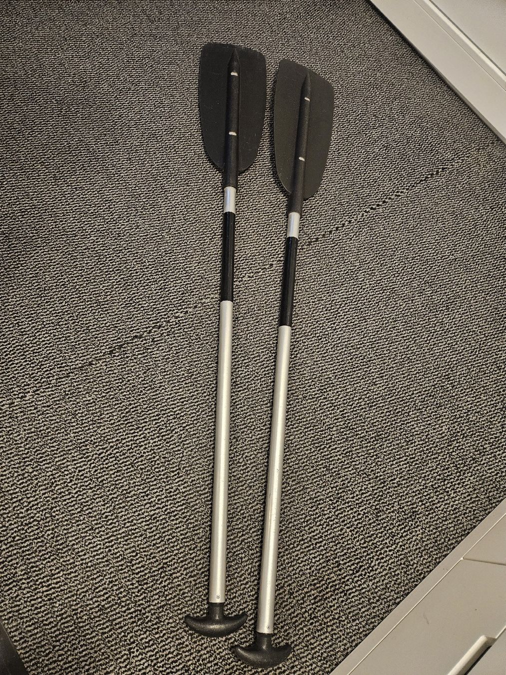 Gommoni, kayak & canoe: Bootspaddel Set zwei Stk. Aluminium gute Zustand – Usato da Rudolfstetten venduto da Hoppel17 1