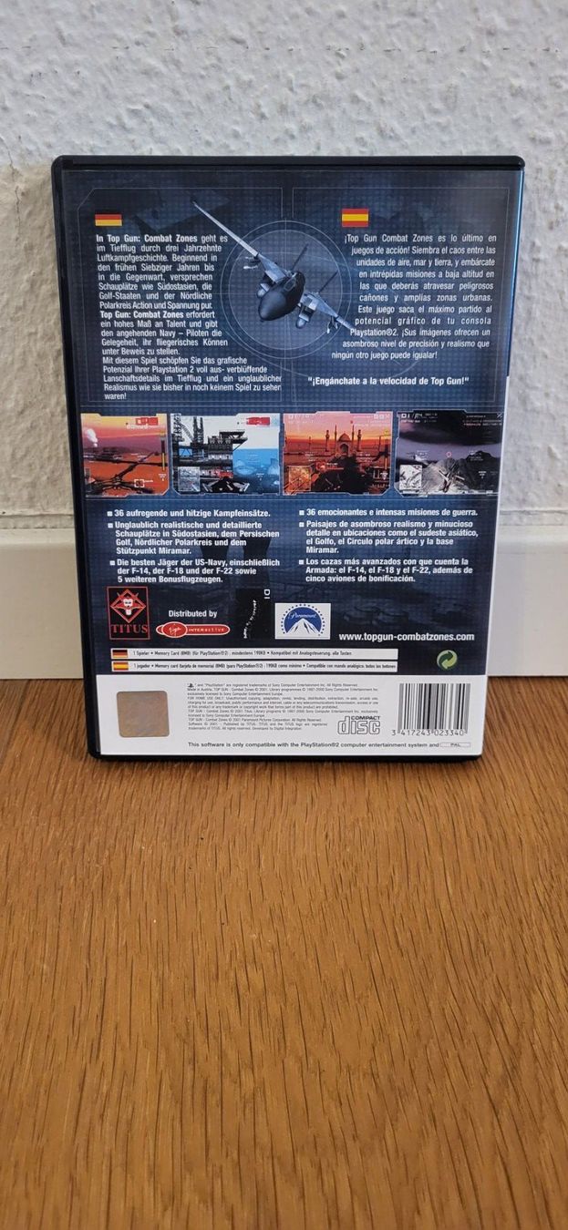 Sony Giochi: PS2 - Top Gun Combat Zones – Usato da Münsingen venduto da DigitaleSpielecke 1
