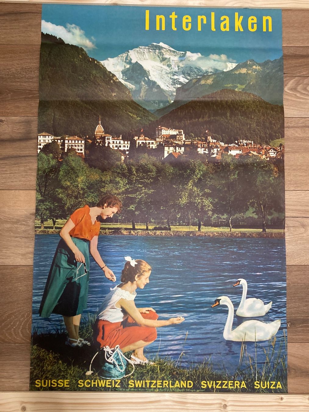 Foto & Immagini: Originalplakat Interlaken 1955 – Usato da Eglisau venduto da claudio1757