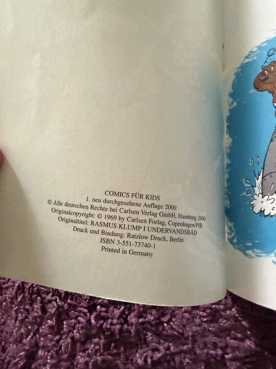 Fumetti: Petzi im Unterseeboot Comic Carlsen – Usato da Lyss venduto da nekoreh 3