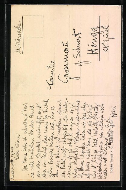 Cartoline postali: AK Andermatt, Ortspartie im Schnee – Usato da Berlin venduto da bartko-reher 1