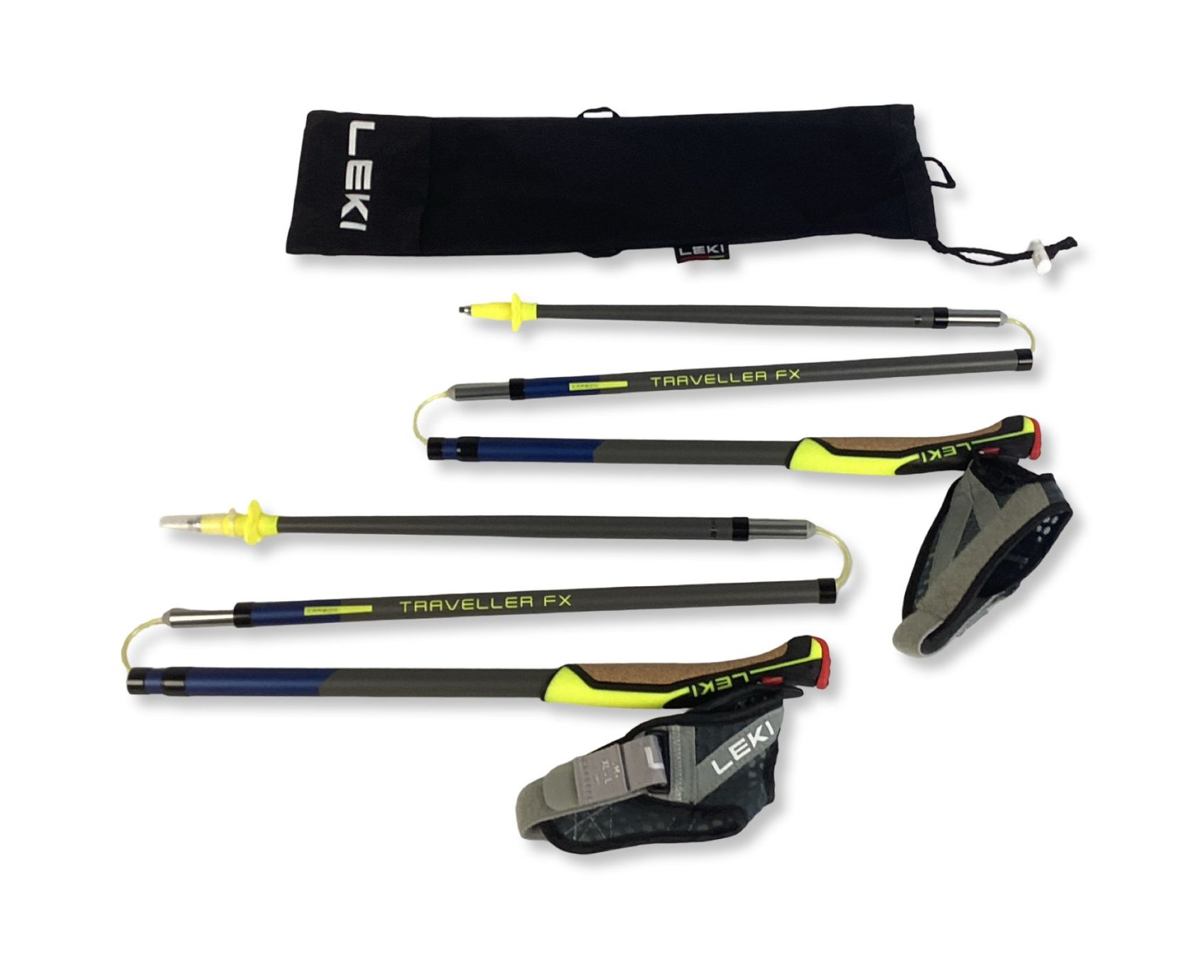 Leki Bastoncini da trekking: LEKI Traveller FX.One Carbon Stöcke – Usato da Zürich venduto da Restwert_Zuerich