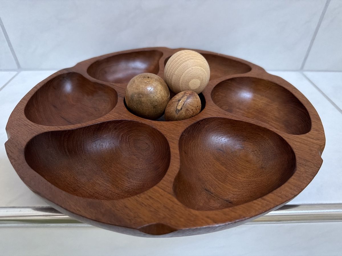 Piatti di portata: Holzschale Vintage, Teakholz. – Usato da Biberist venduto da Momo33