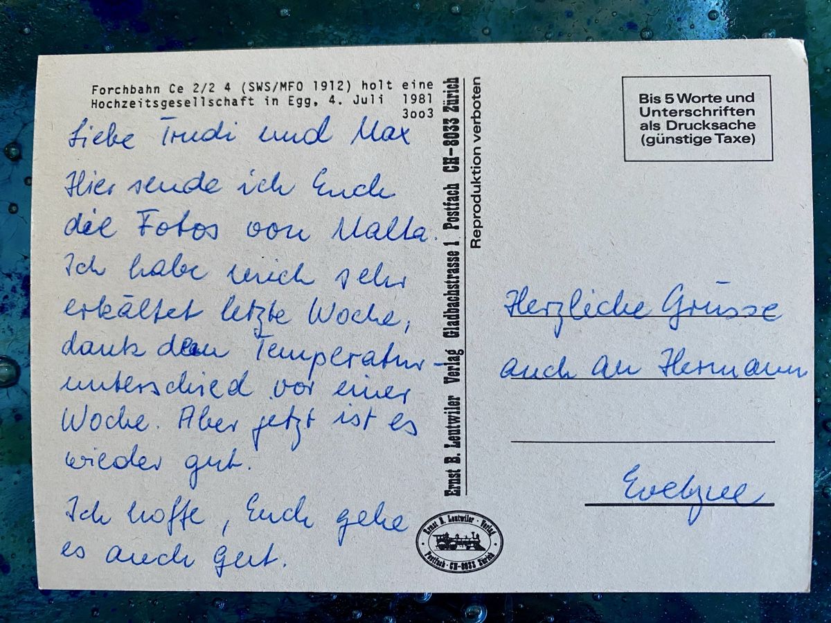 Ansichtskarten: Forchbahn in Egg – Gebraucht aus Wetzikon ZH von MiraOptik 1