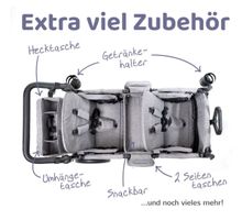 Kinderwagen Bollerwagen grau Elvent Komfort