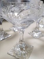 6 Champagner Kristallgläser