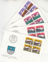 SBK B170 - B173 im 4er-Block FDC