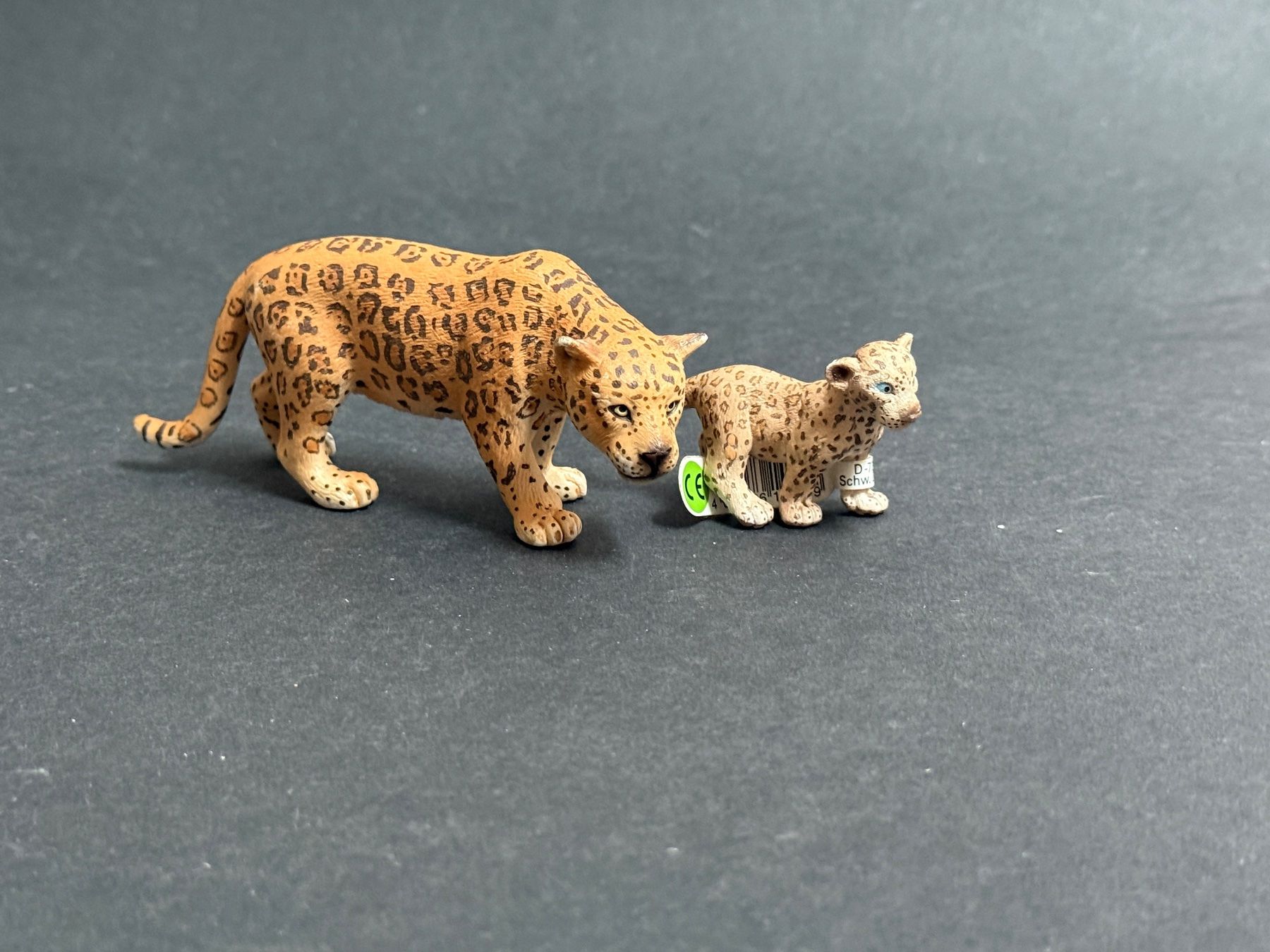 Schleich Statuette: Schleich Jaguar und Jaguarjunges Leopard – Nuovo (secondo la descrizione) da Ennetbaden venduto da mapa05