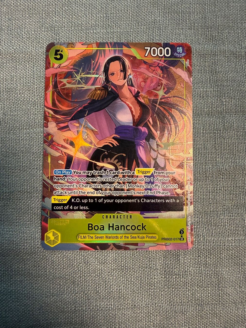 Bandai Carte collezionabili: One Piece Boa Hancock PRB 02 -017 – Usato da Dübendorf venduto da Imtsch