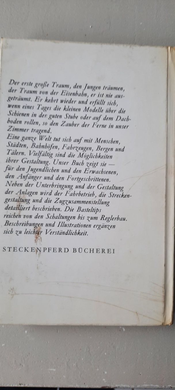 Bücher: Unsere Modelleisenbahn, Gerhard Rosenzweig – Gebraucht aus Amriswil von fel_pyg2 1