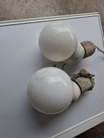 Vintage Kugellampen, 2 Stk, Shabby Chic, Deko, Top!