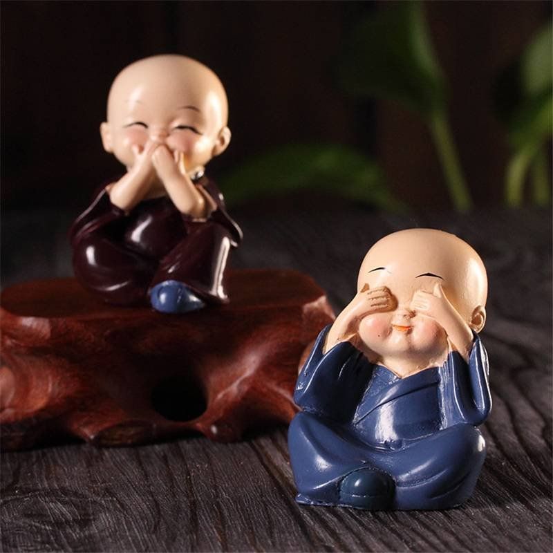 Figuren: 4 kleine Mönche – Neu und originalverpackt aus Diepoldsau von preisparadies-ch 5
