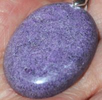 Anhänger L-3192 – Stichtit Cabochon 33x23mm