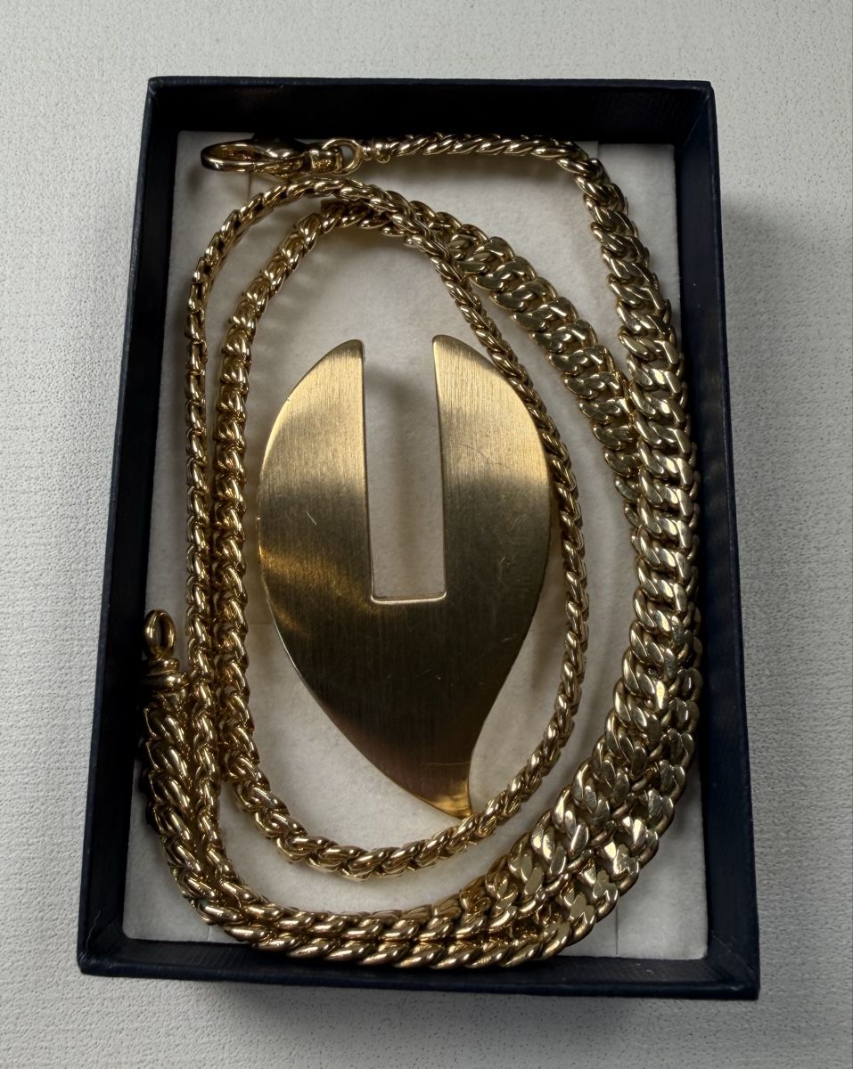 Pierre Lang Catenine: Pierre Lang Vintage Statement Collier Goldfarben – Usato da Rombach venduto da vir_2dsd 5