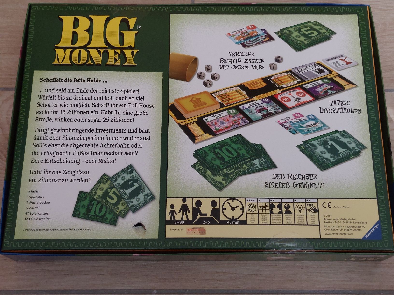 Ravensburger Spiele: Big Money von Ravensburger – Neu (gemäss Beschreibung) aus Zetzwil von lanst08 1