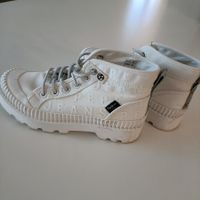 Weisse Pepe Jeans London Sneakers Gr. 37