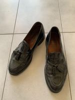 Mocassins en cuir noirs Finsbury