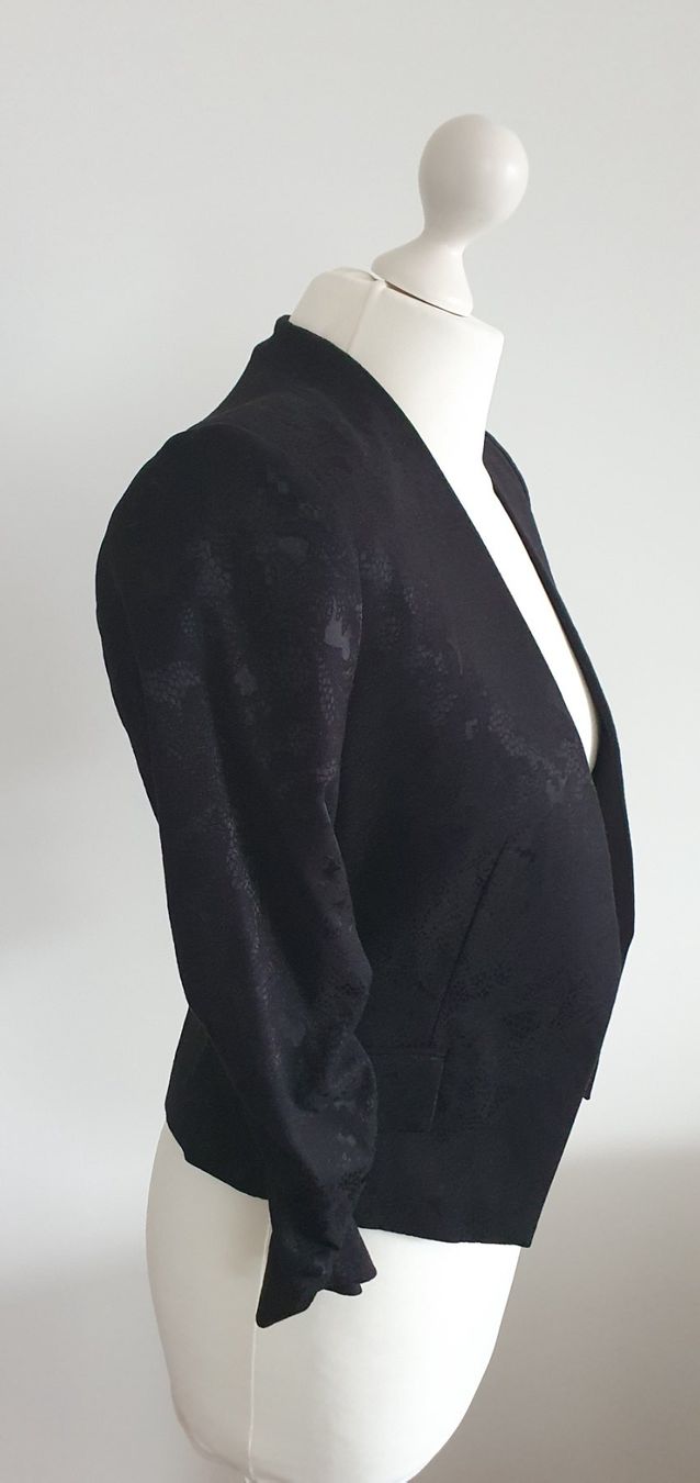 H&M Giacche: Blazer, Spitzenmuster, schwarz Gr 34 Neu – Usato da Stansstad venduto da InStyle8 2
