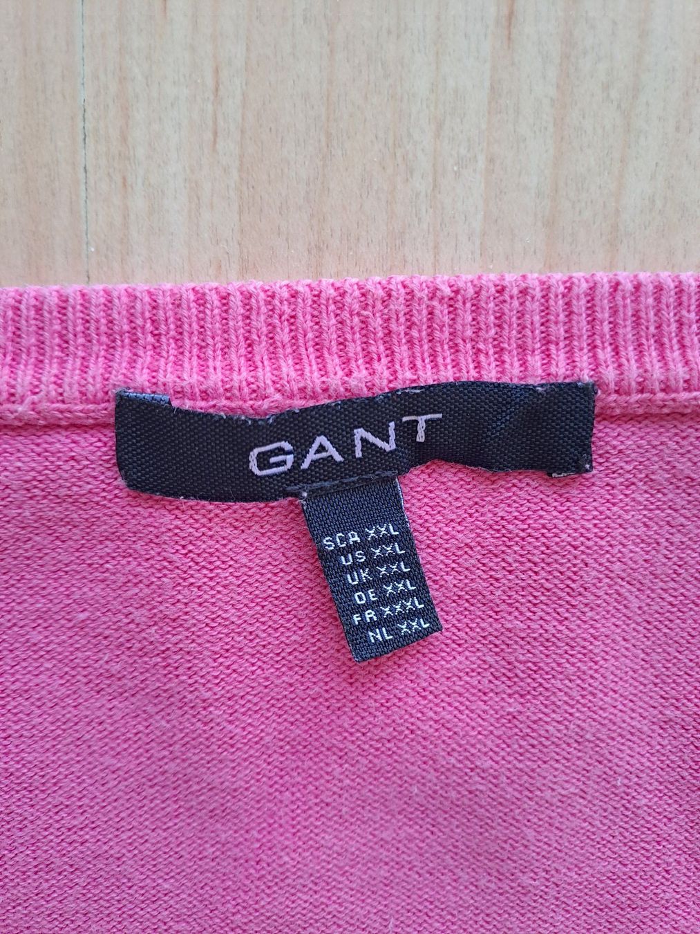 Gant Maglioni & Felpe: Pull rose, marque GANT, coton, Taille XXL (env. 42) – Usato da Denens venduto da Chanchantevend 6