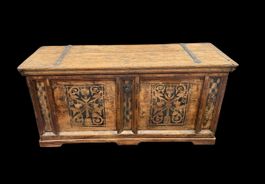Flimser Truhe mit Verweis Caviezel 1698