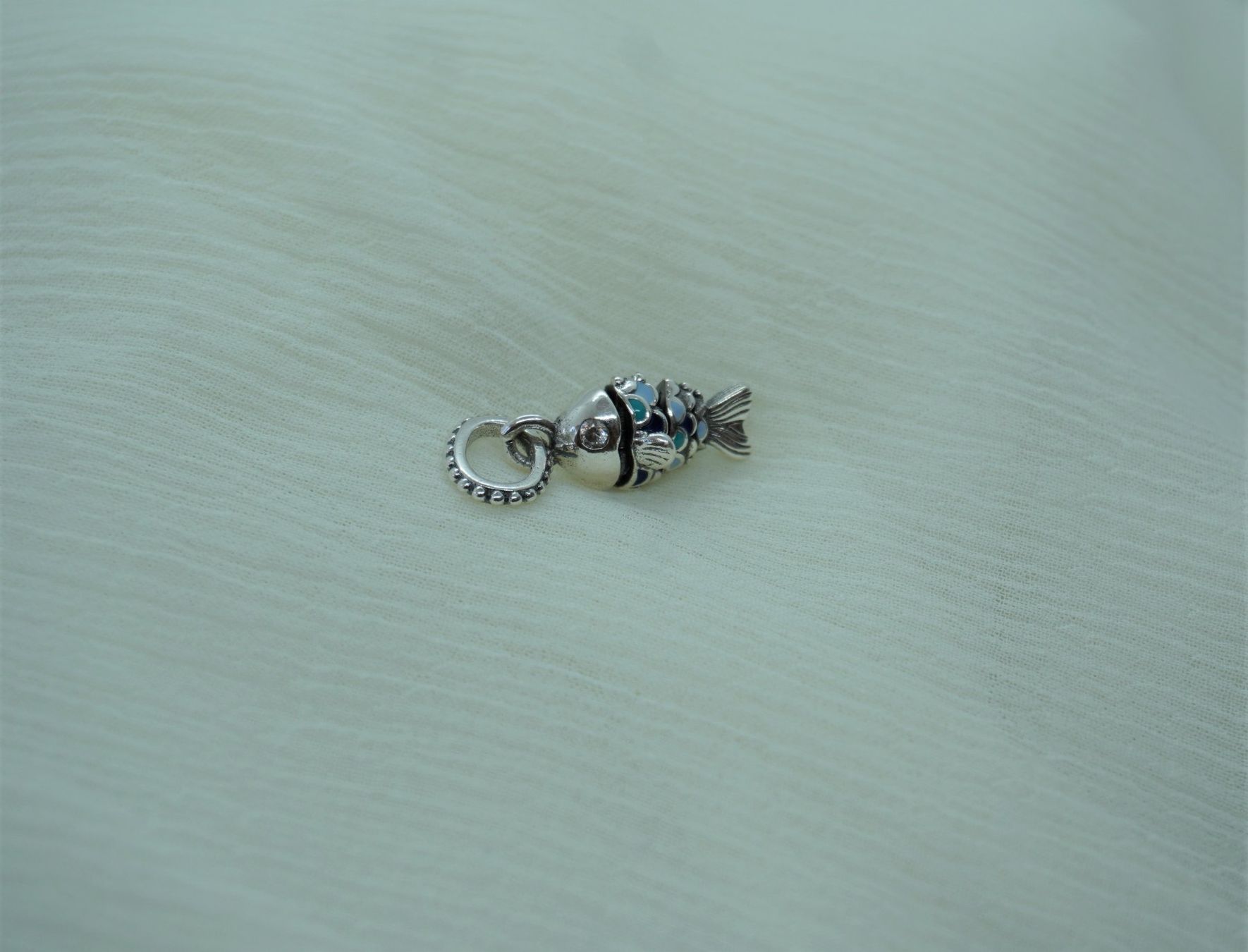 Anhänger: Charm zu Pandora "Fisch beweglich" Silber 925 – Neu (gemäss Beschreibung) aus Niederbüren von Fidi5 2