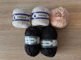 Wolle 5er Pack