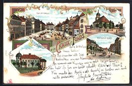 Litho Chaux de Fonds, Place du Marché, 