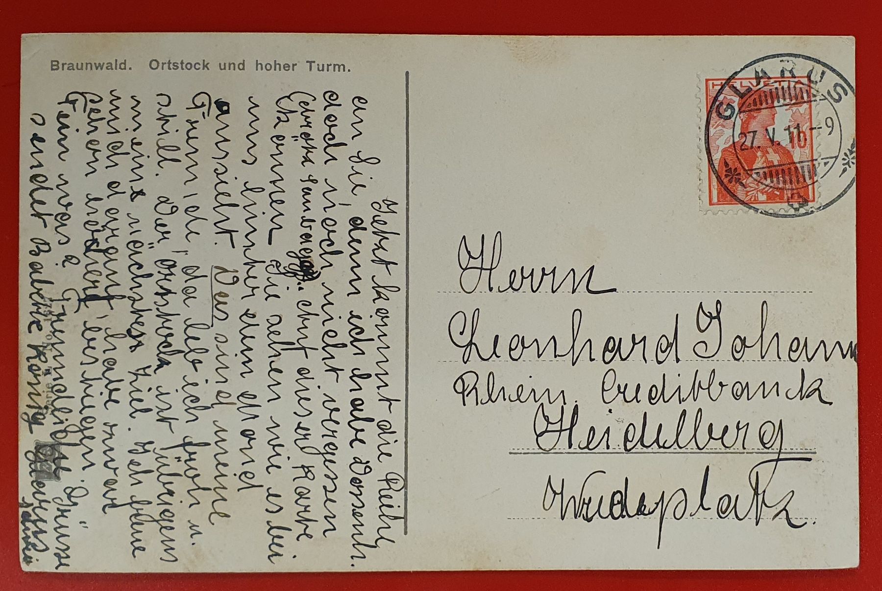 Cartoline postali: Braunwald 1911 – Usato da Kreuzlingen venduto da Rschweiz1 1