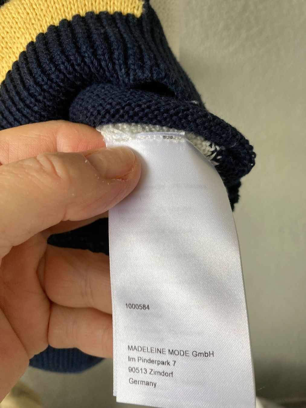Madeleine Maglioni & Felpe: Madeleine Damenpullover multicolor/marine/Grösse 34 edel – Nuovo (secondo la descrizione) da Berneck venduto da Ordnung2021 9