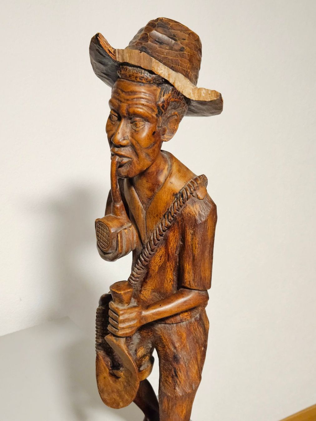 Figuren: Dekorative handgeschnitzte Holzfigur (Karibik) – Gebraucht aus Langendorf von Bruenu 1