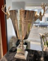 Geiler Champagnerkühler aus massivem Alu Roh Silber/Neu und