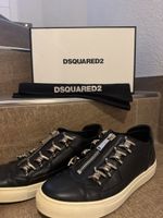 Dsquared2 Sneaker Leder schwarz mit Reissverschluss neu