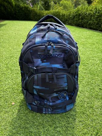 Rucksack Coo-ca-zoo blau camouflage Muster Schulrucksack